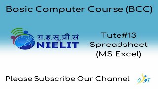 Basic Computer Course (BCC) || Tute#13 || NIELIT IT Literacy Programme