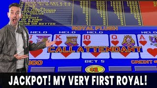 🤑 MY FIRST ROYAL FLUSH! ❤️ Jacks or Better HANDPAY 💰 HUGE JACKPOT at Agua Caliente #ad