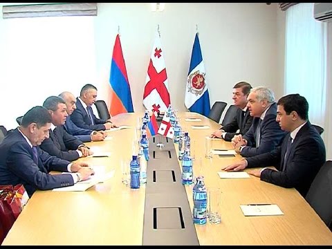 საქართველოს შს მინისტრი სომხეთის პოლიციის უფროსს შეხვდა