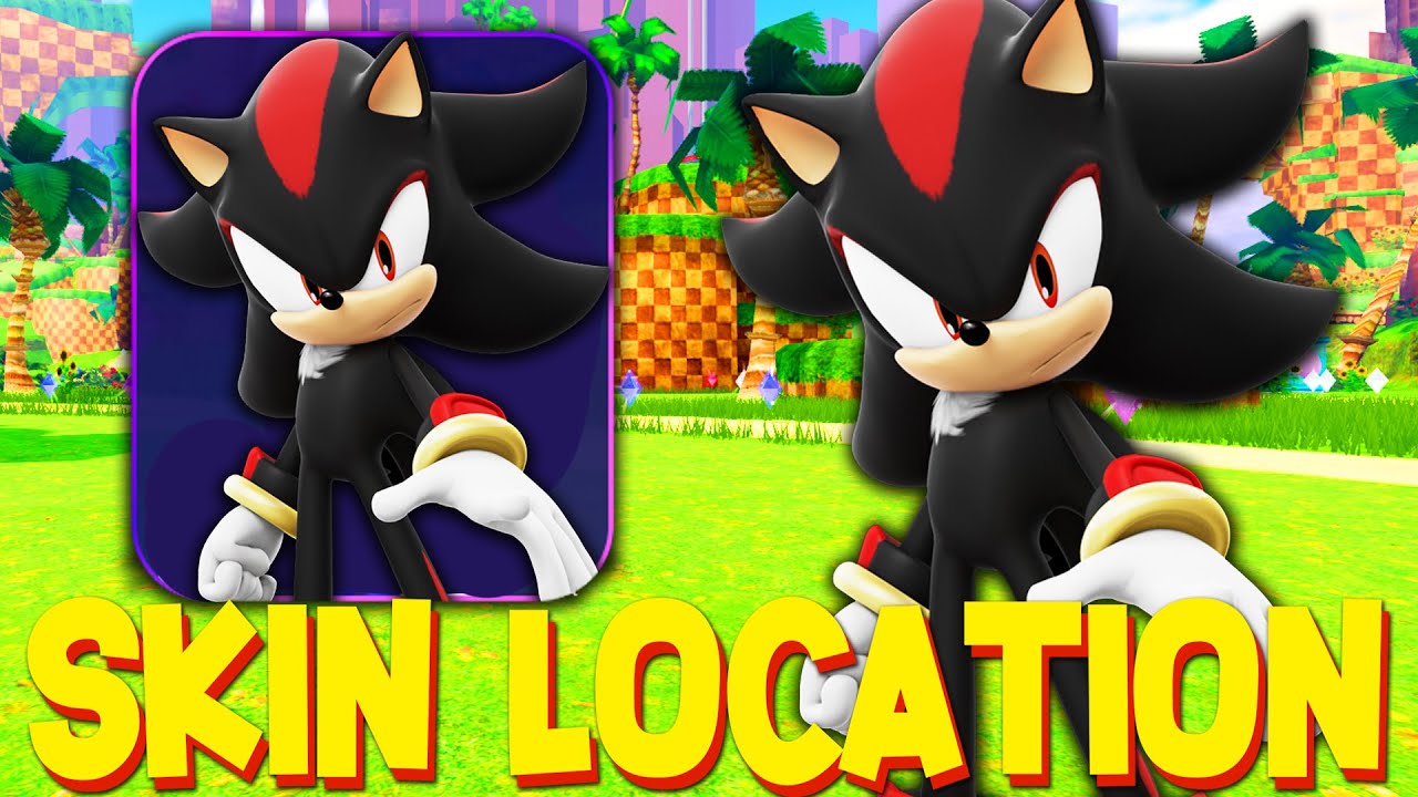 SHADOW THE HEDGEHOG CHARACTER SKIN LOCATION? (Roblox Sonic Speed Simulator)  