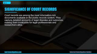 Introduction to Court Records - Part 1