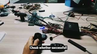 Cardot 4G pke gsm gps car alarm#study smart key#learning button  20191007
