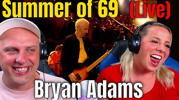 Reaction To Bryan Adams - Summer of 69 (Live At Wembley 1996) THE WOLF HUNTERZ REACTIONS
