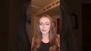 Part two of my black and white/rainbow makeup! #rainbowmakeup #makeuptutorial #makeup