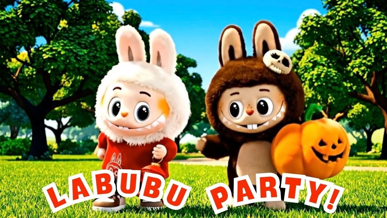 Labubu Party Animation Labubu Party! #labubu #kidsvideo #kidssong #childrensmusic #animation # ...