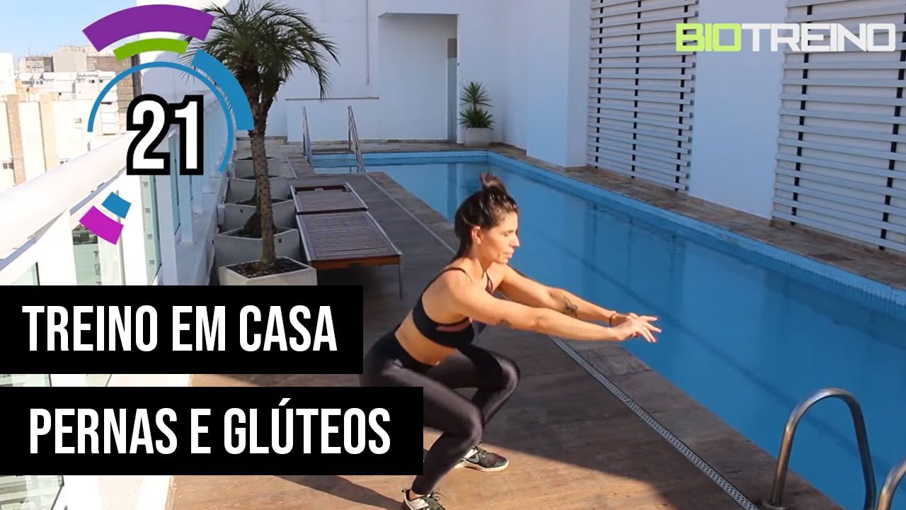 Treino de pernas e glúteos para fazer em casa (15 min)