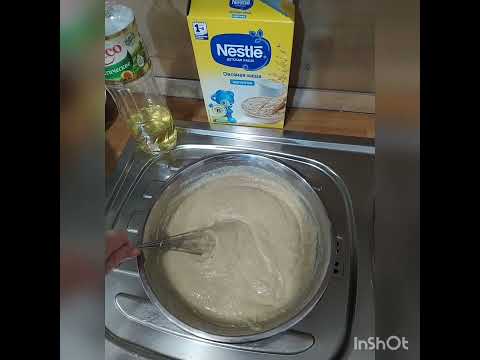 Выпечка из детской каши. Тесто на оладьи / венские вафли / блинчики. Питание детей