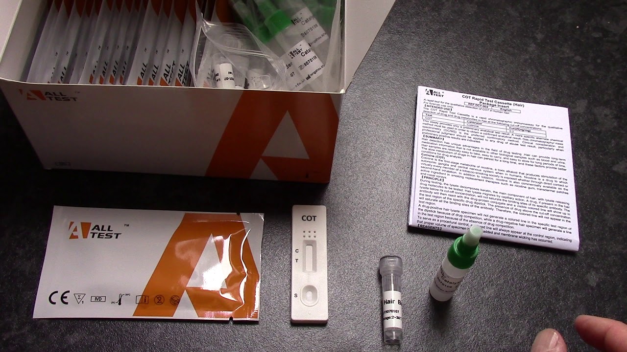 New instant Hair Drug testing Kit YouTube