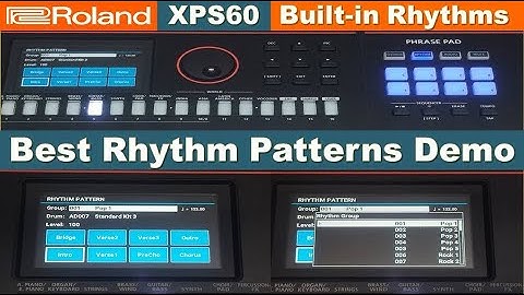 Roland XPS60 Built-in Rhythm Patterns || Roland XPS60 Best Rhythm Styles Demo || With Tempo Change
