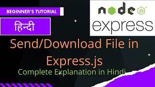 Node.js Tutorials in Hindi: Download file Nodejs express | Download file in Express |  Express Node