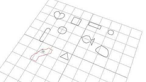 three.js 2D shapes collision detection