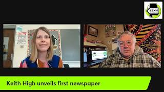Watch: Keith High hands out first school newspaper in partnership with BBNN