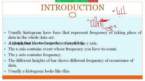 HISTOGRAM - BASIC INTRODUCTION