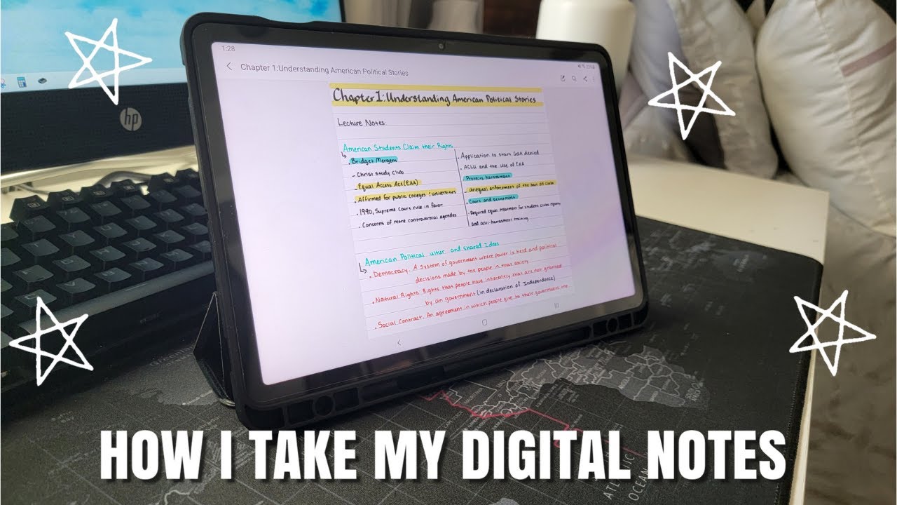 How I Take My Digital Notes |Samsung Galaxy S7 Tab|