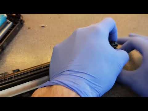 Заправка картриджа HP CF540A // Cartridge refill HP CF540A
