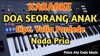 Karaoke DOA SEORANG ANAK - Yulia Pardede - Nada Pria