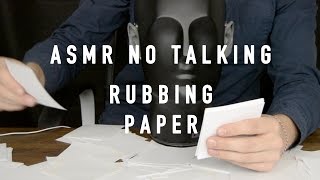 ASMR - Rubbing Paper (Binaural, NO TALKING)