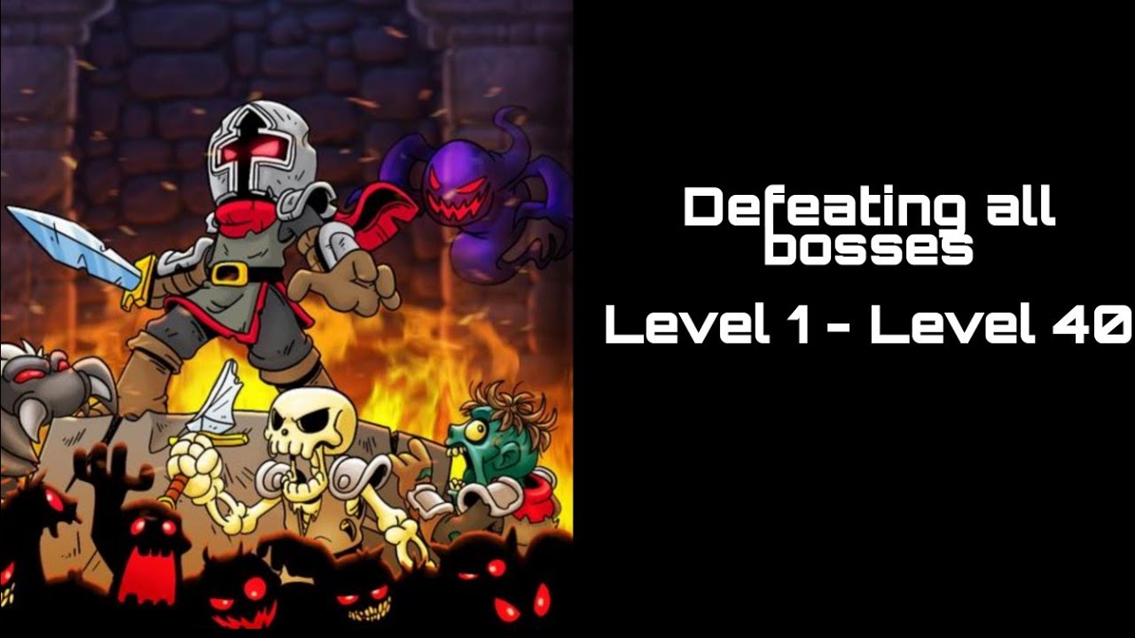 Defeating All Bosses From Level 1 To Level 40 In Magic Rampage (Without ...