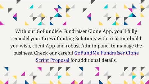 Best GoFundMe Fundraiser Clone Script - Readymade Clone Script