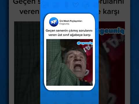 Geçen senenin çıkmış