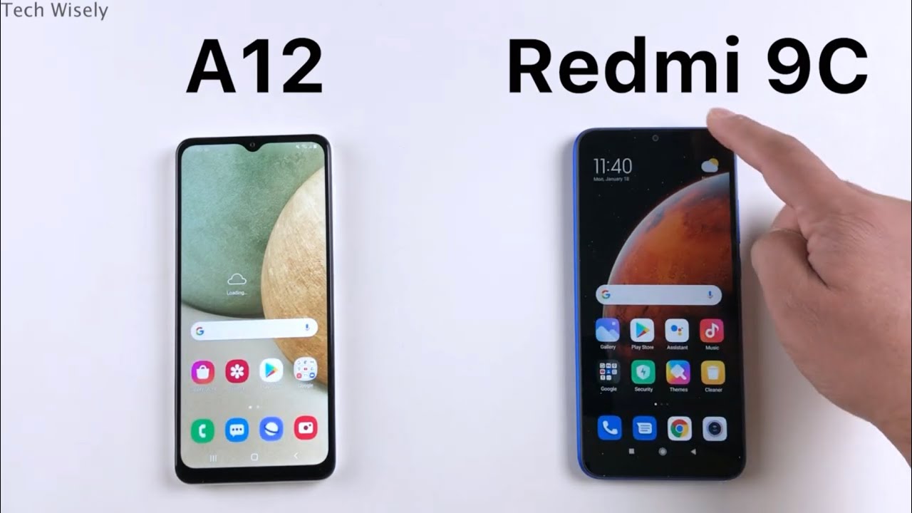 Samsung A12 Vs Redmi 9c