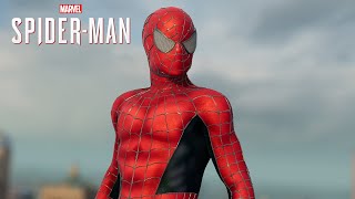 Spider-Man PC - Spider-Man 2002 Prototype Suit MOD Free Roam Gameplay!