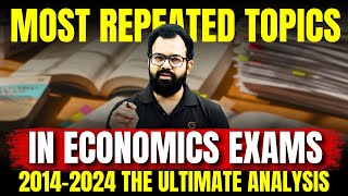 Top Repeated Topics in Economics Exams | IES, DEPR, NET, Optional 2025 Prediction Lecture| Ecoholics