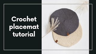 How to crochet round placemats PART 2 (Rounds 11-28)