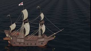 pirate ship render