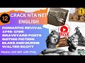 Crack NTA NET English: ROMANTIC REVIVAL (1745- 1798) | Gothic Fiction | Shelley, Walpole | Scott