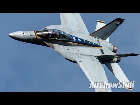 F-18 Super Hornet Demo - EAA AIrVenture Oshkosh 2023