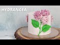 How to make a 3d buttercream hydrangea cake   cake decorating for beginners 