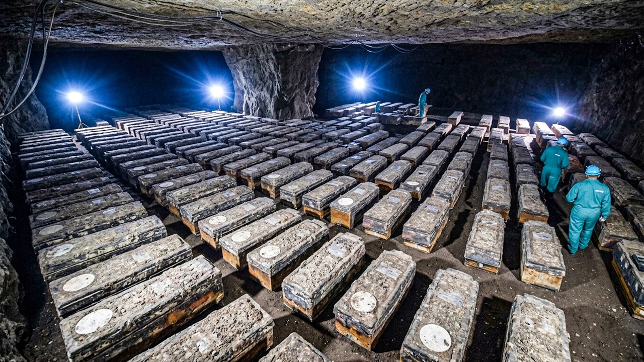 ⁣Archaeologists Find a Sealed Room in Petra - And What’s Inside Is Horrifying