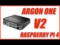 Argon ONE V2 Case Assembly and Fan Script Installation for Raspberry Pi 4