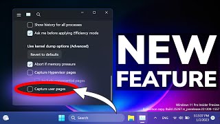 new task manager hidden feature on windows 11 25267 (how to enable)