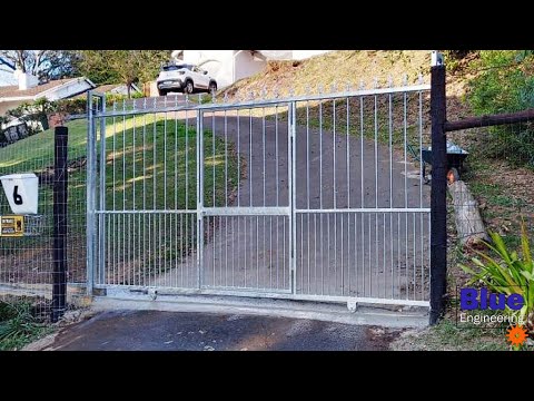 Sliding Gate with Built in Pedestrian Gate | Driveway Gates | Blue Engineering | Durban