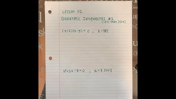 Algebra 2 Lesson 112