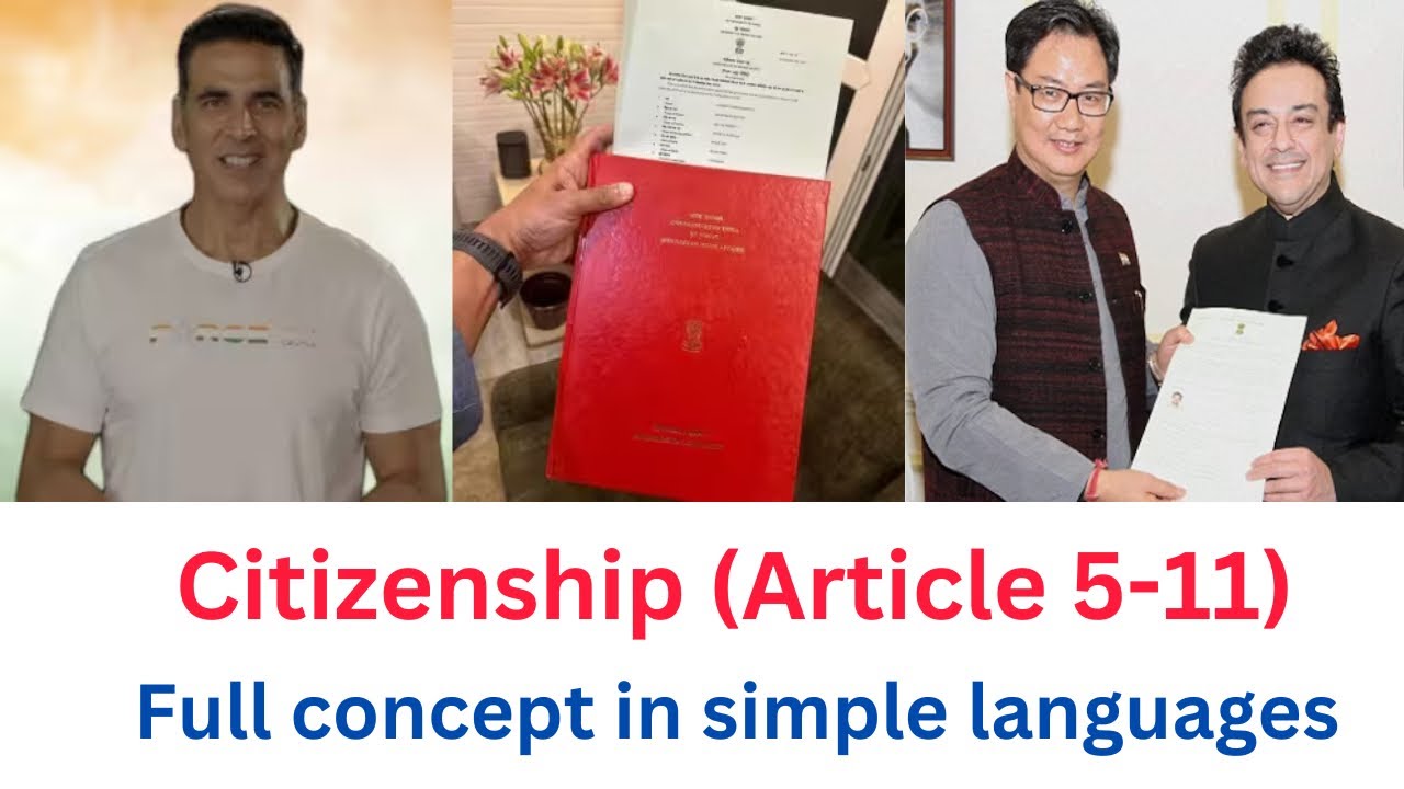 Complete Polity series by Adv Sumit | CITIZENSHIP | ARTICLE 5-11 | UPSC ...