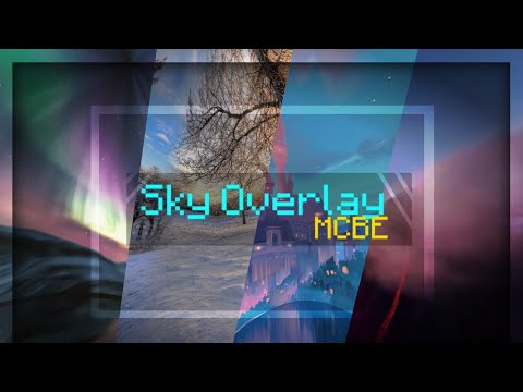 MCPE // 🌋 top 4 of my BEST SKY OVERLAY for bedwars [fr] [Minecraft Bedrock]