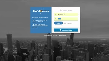 BizAutomation demo video