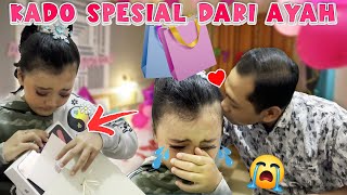 DINAR NANGIS TERHARU DAPAT KADO SPECIAL DARI AYAH DAN KELUARGA🥺😭 #viral #trending