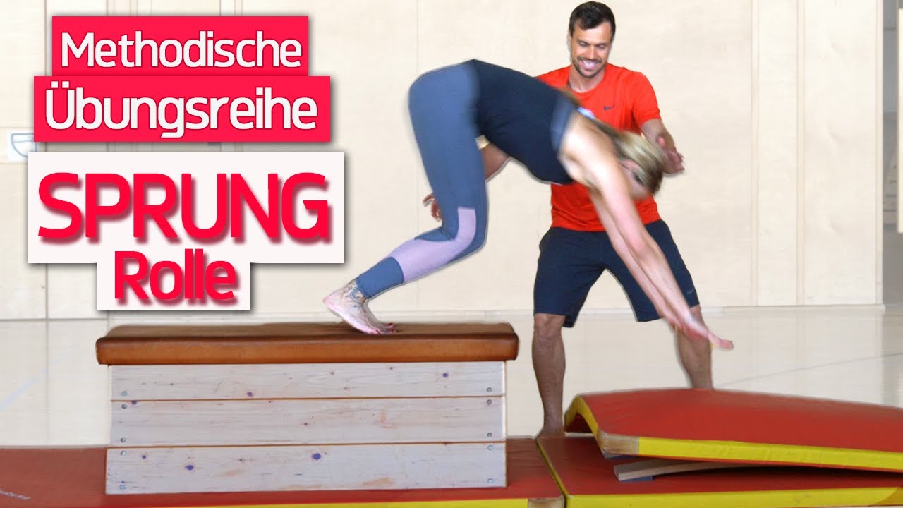 SPRUNGROLLE Lernen | Übungen Flugrolle | Grundschule