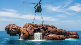 Terlantar di Kedalaman Laut Selama 300 Tahun – Patung Buddha Dipugar Sepenuhnya!