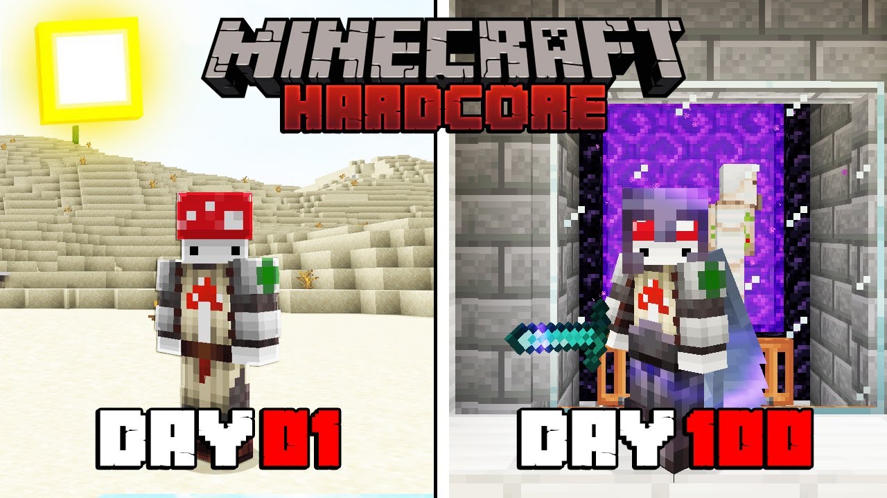 MÌNH SINH TỒN 100 NGÀY TRONG MINECRAFT SIÊU KHÓ !! (Phần 2) - YouTube