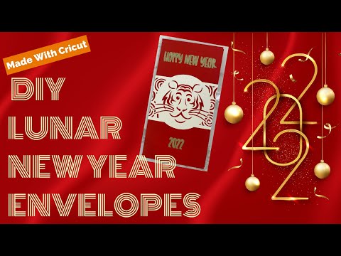 DIY Lunar New Year Red Envelopes | Cricut Design Space | Cricut Pens