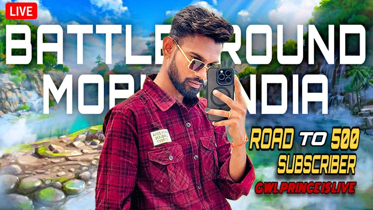 🚀 Road to 500 Subscribers | BGMI Intense Gameplay 🔥””|GWŁ彡PRINCEYT IS LIVE