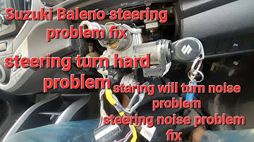 how to Suzuki Baleno steering hard turn problem /steering return problem/ steering noise problem fix