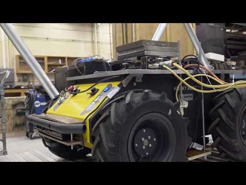 Autonomous Vibration Control of Bridge Using Husky UGV
