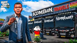 Shinchan & Franklin Started Their OWN KOMBAN BUS TRAVELS! 🚌😱 | GTA 5 Malayalam screenshot 4