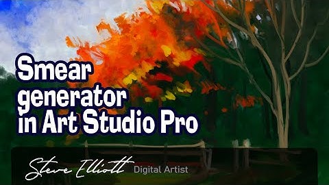 Trying out a great brush for foliage in Art Studio Pro